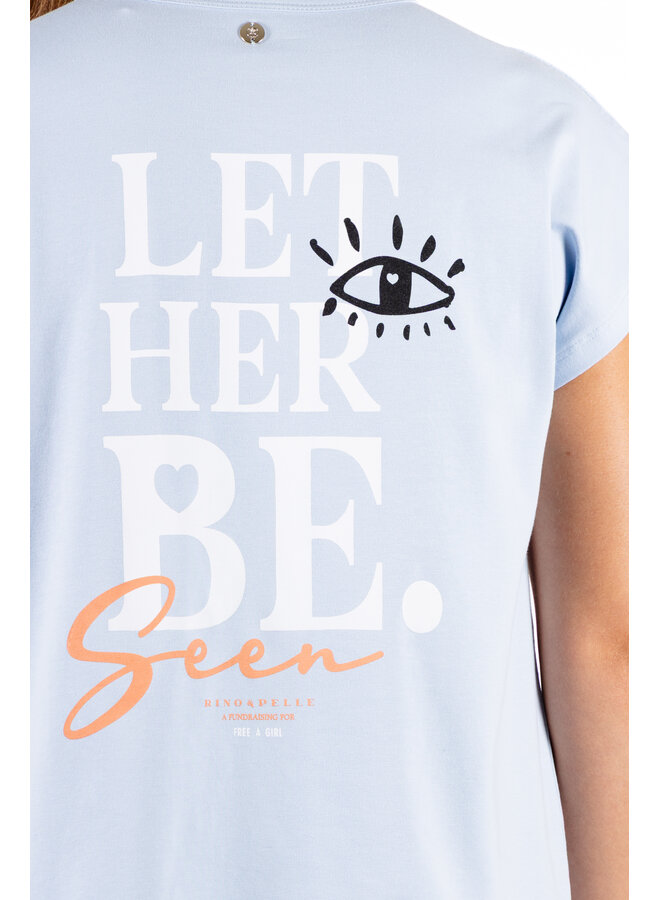 Livia.7002621 Rino&Pelle T-shirt with print  Light blue