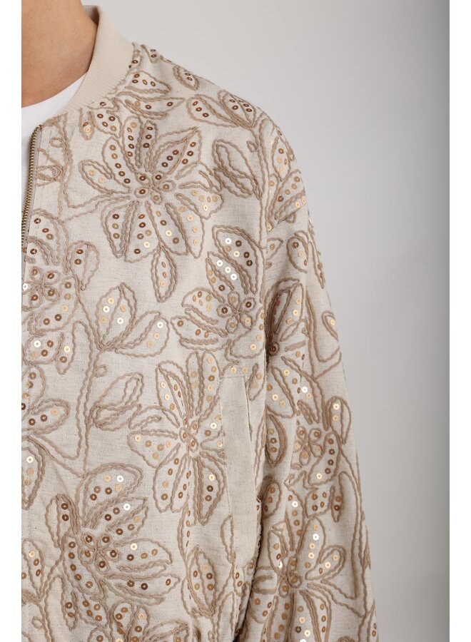 NKS13083 9 Nukus Ginny Bomber Paillet Sand