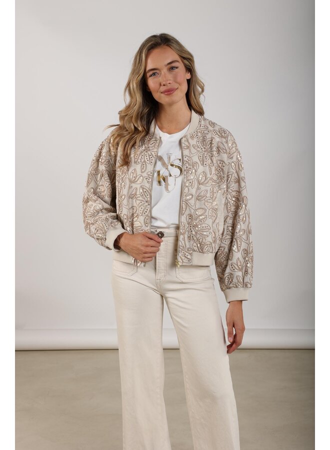 NKS13083 9 Nukus Ginny Bomber Paillet Sand