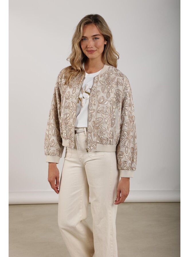 NKS13083 9 Nukus Ginny Bomber Paillet Sand