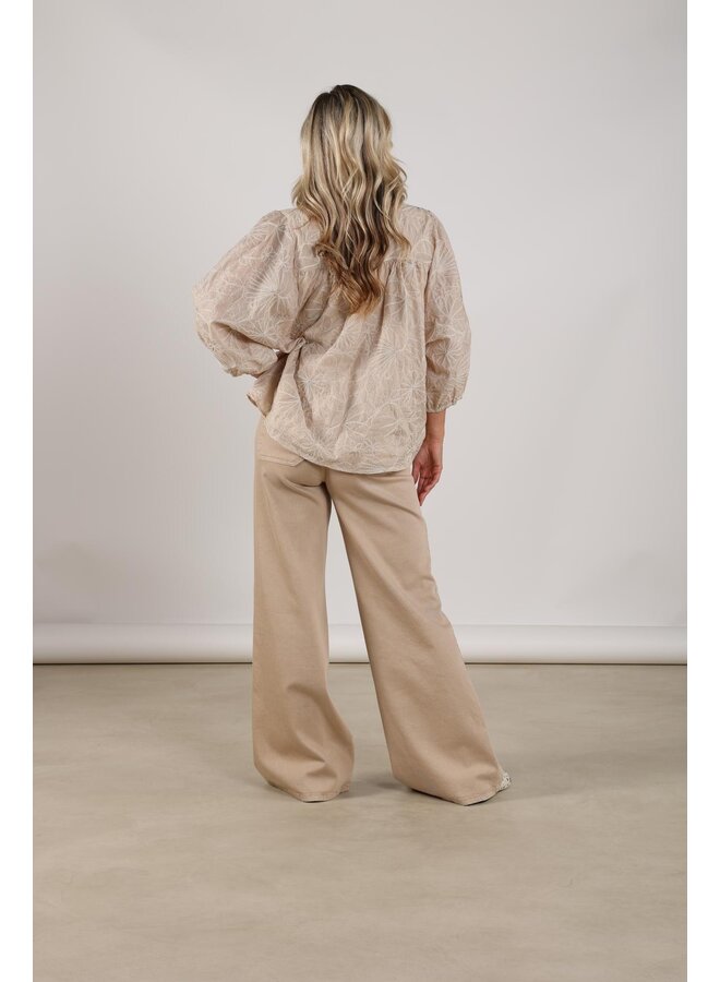 NKS09061 9 Nukus Scarlet Pants Sand