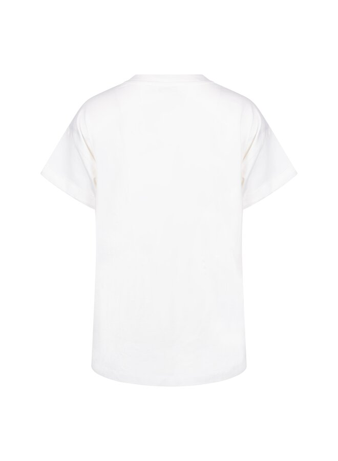 NKS04023 281 Nukus Sanne Shirt Golden Days Offwhite/Army