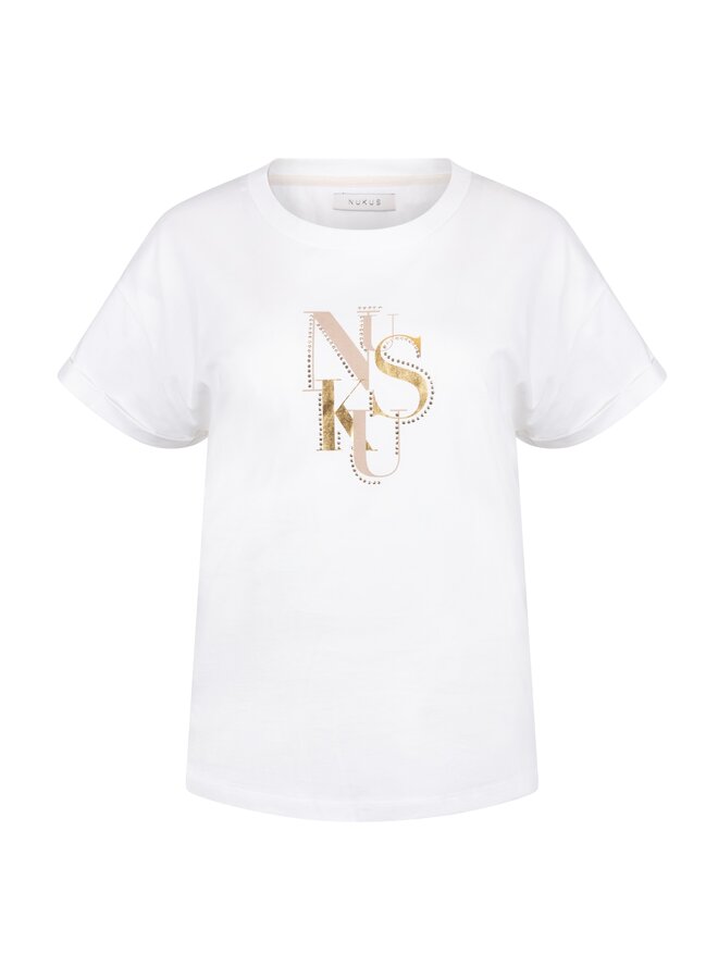 NKS04018 131 Nukus Rowena Shirt Offwhite/Sand