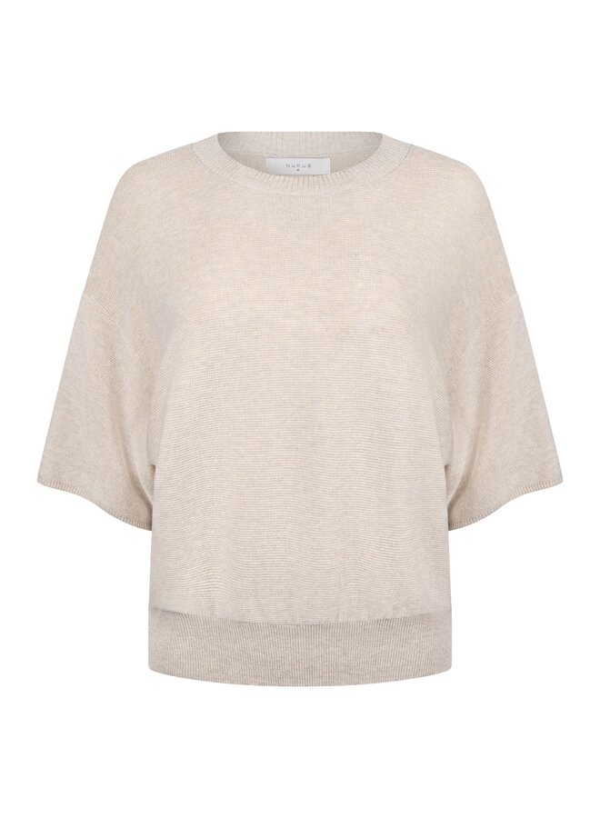 NKS03057 9 Nukus Winnie Pullover Lurex Sand