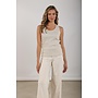 NKS01168 126 Nukus Steffie Singlet Lurex Offwhite/Gold