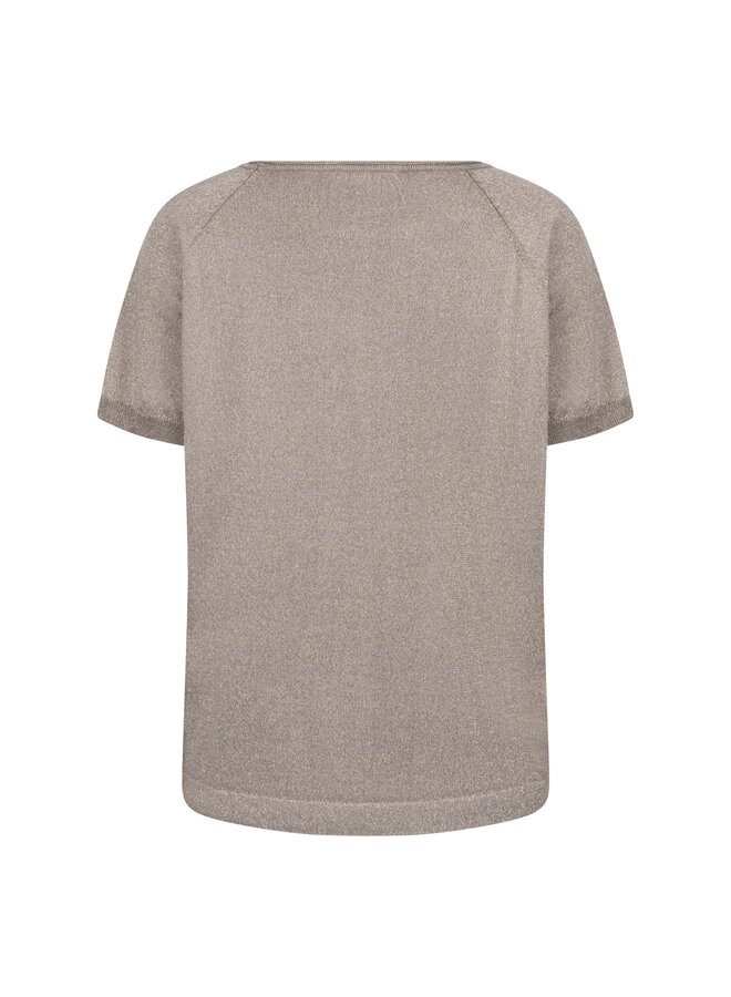 NKS01085 350 Nukus Anita Top Lurex Army