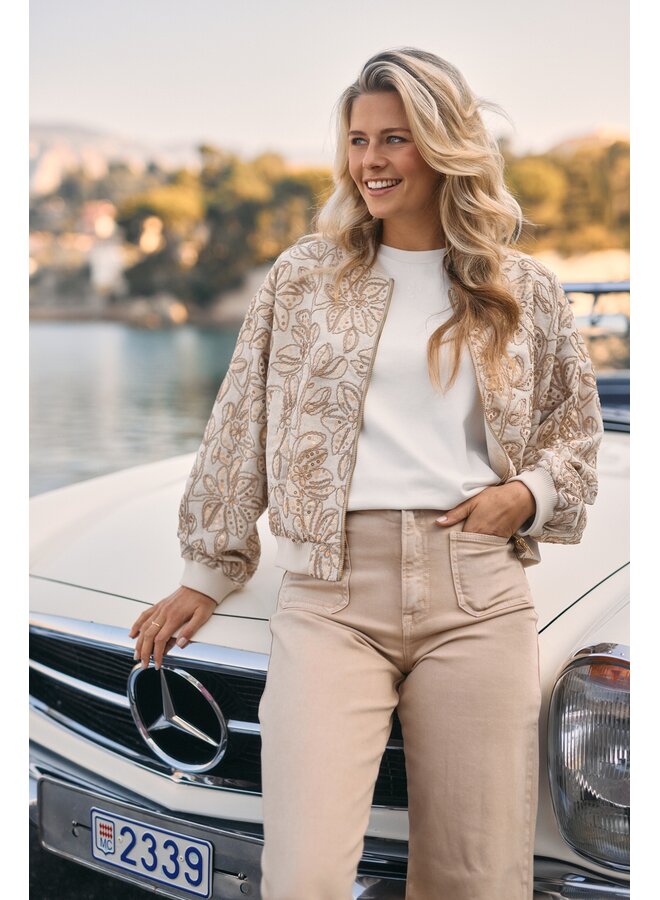 NKS13083 9 Nukus Ginny Bomber Paillet Sand