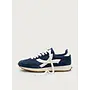 Boax studio SNEAKERS WOMAN HOMERUN NAVY BLUE / WHITE SUEDE / LEATHER / NYLON