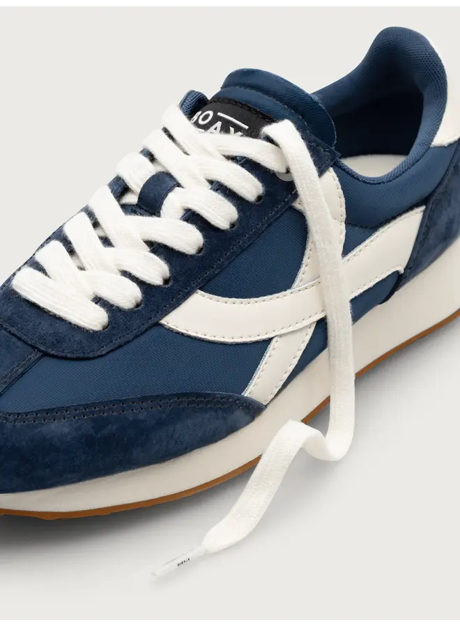 Boax studio SNEAKERS WOMAN HOMERUN NAVY BLUE / WHITE SUEDE / LEATHER / NYLON