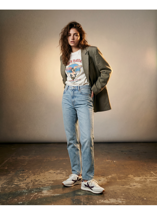 Boax studio SNEAKERS WOMAN HOMERUN WHITE / BROWN SUEDE / LEATHER / NYLON