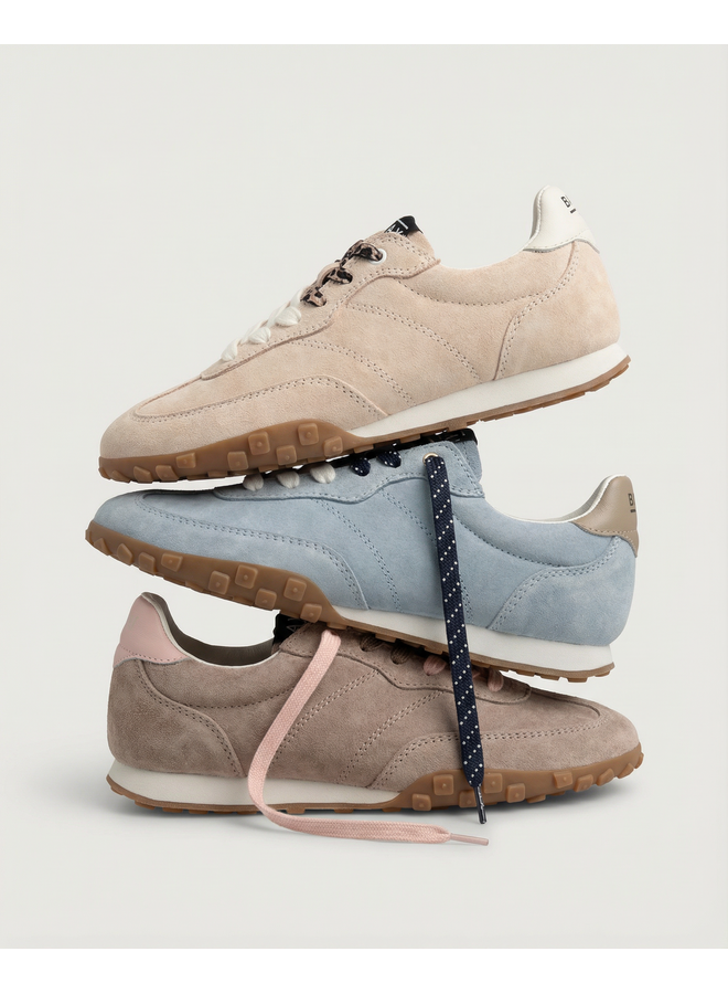 Boax studio SNEAKERS WOMAN STRIKE NUDE LEATHER SUEDE