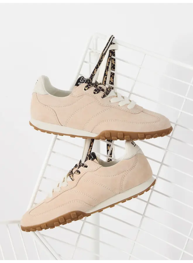 Boax studio SNEAKERS WOMAN STRIKE NUDE LEATHER SUEDE
