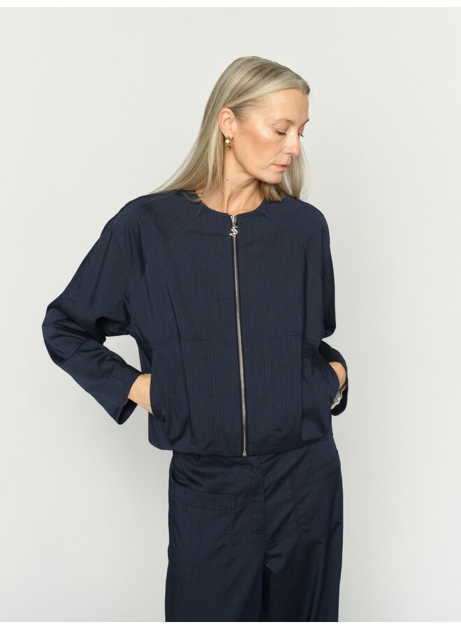 177280 845 MosMosh MMRuth Elvia Jacket Crown Blue