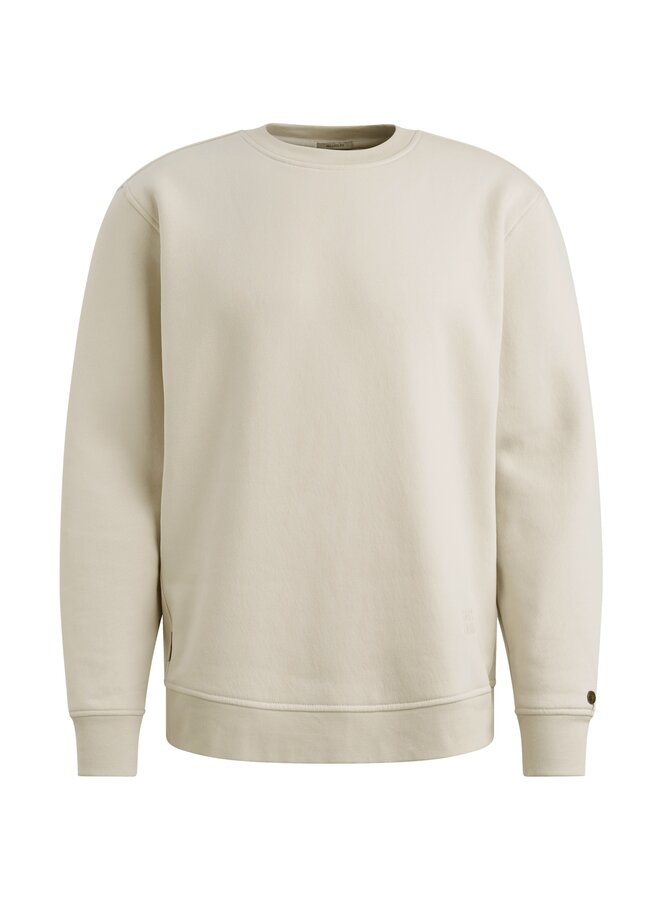 CSW2602405 7178 Cast Iron Long sleeve r-neck relaxed fit graphic White Onyx