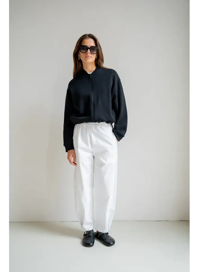 S26T1230 90-05 Penn en Ink Cardigan print black ecru