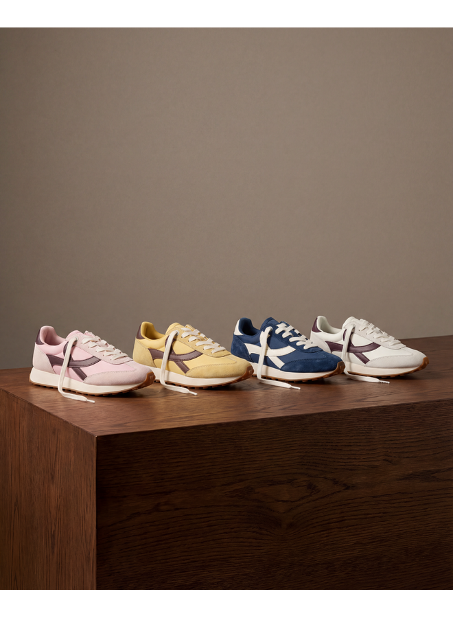 Boax studio SNEAKERS WOMAN HOMERUN PINK / BROWN SUEDE / LEATHER / NYLON