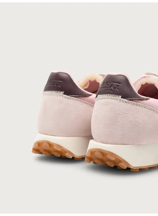 Boax studio SNEAKERS WOMAN HOMERUN PINK / BROWN SUEDE / LEATHER / NYLON