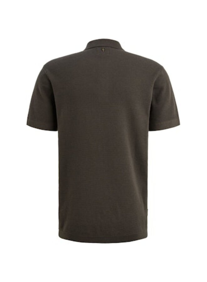 PPSS2602853 8039 PME Legend Short sleeve polo cotton structure Beluga