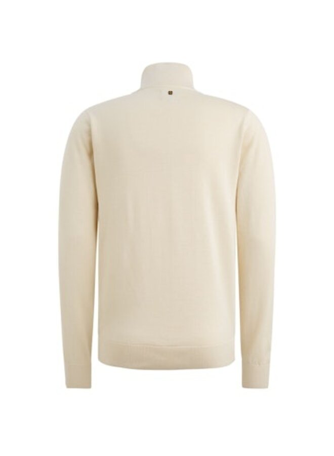 PKW2602328 7013 PME Legend Half zip collar cotton modal Bone White