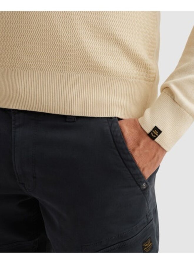 PKW2602328 7013 PME Legend Half zip collar cotton modal Bone White