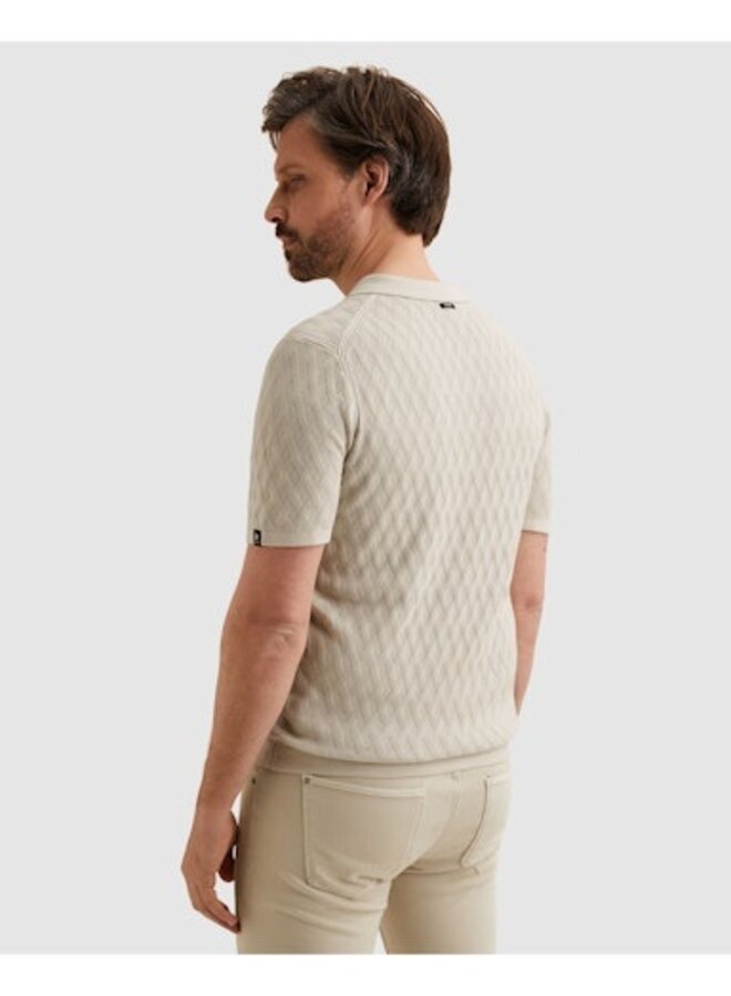 VPSS2602818 9017 Vanguard Short sleeve polo cotton modal Moonstruck