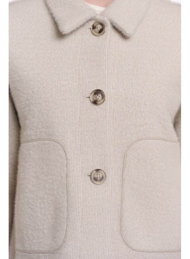 Esia.7002621 Rino&Pelle Single breasted jacket  Stone snow