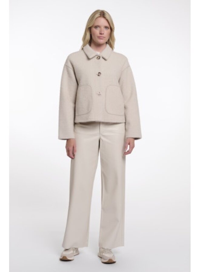 Esia.7002621 Rino&Pelle Single breasted jacket  Stone snow