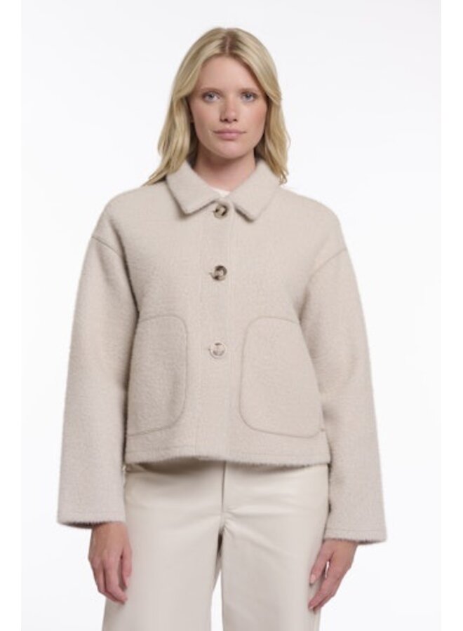 Esia.7002621 Rino&Pelle Single breasted jacket  Stone snow