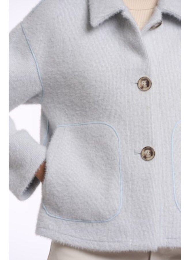 Esia.7002621 Rino&Pelle Single breasted jacket  Light blue snow