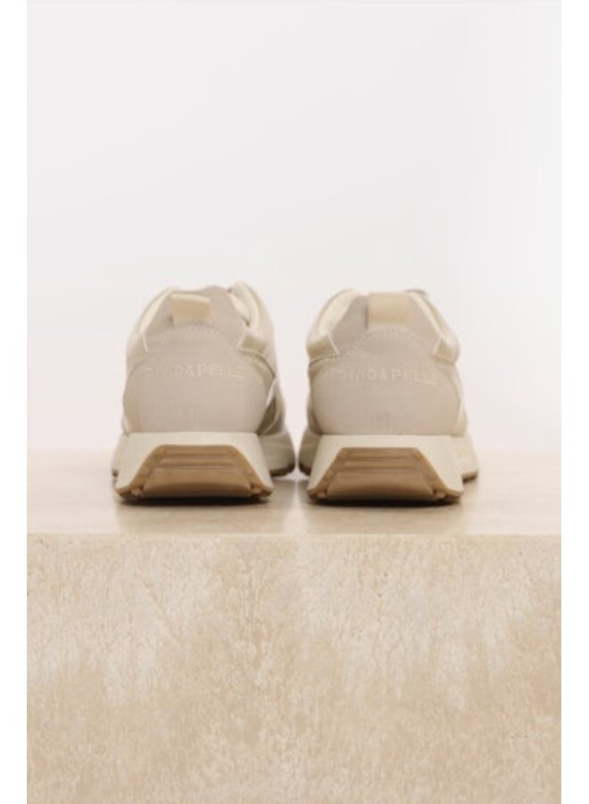 Fieve.1002621 Rino&Pelle Mixed material sneaker  Taupe light gold