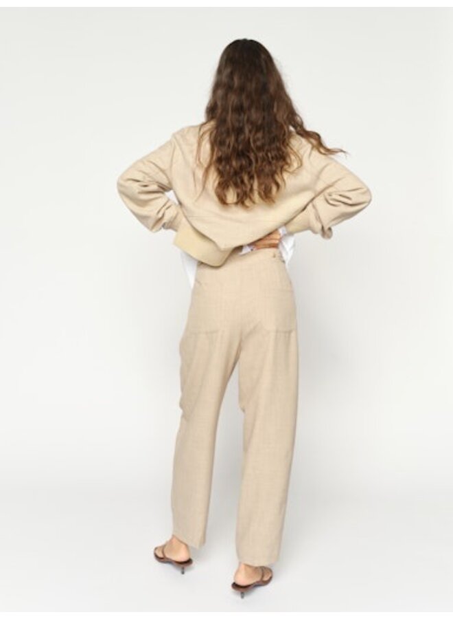 177320 176 MosMosh MM Leysa Flair Pant Cropped Twill