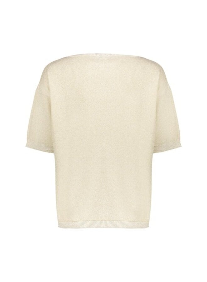 64089-70 720 Geisha Pullover lurex s/sl sand/gold