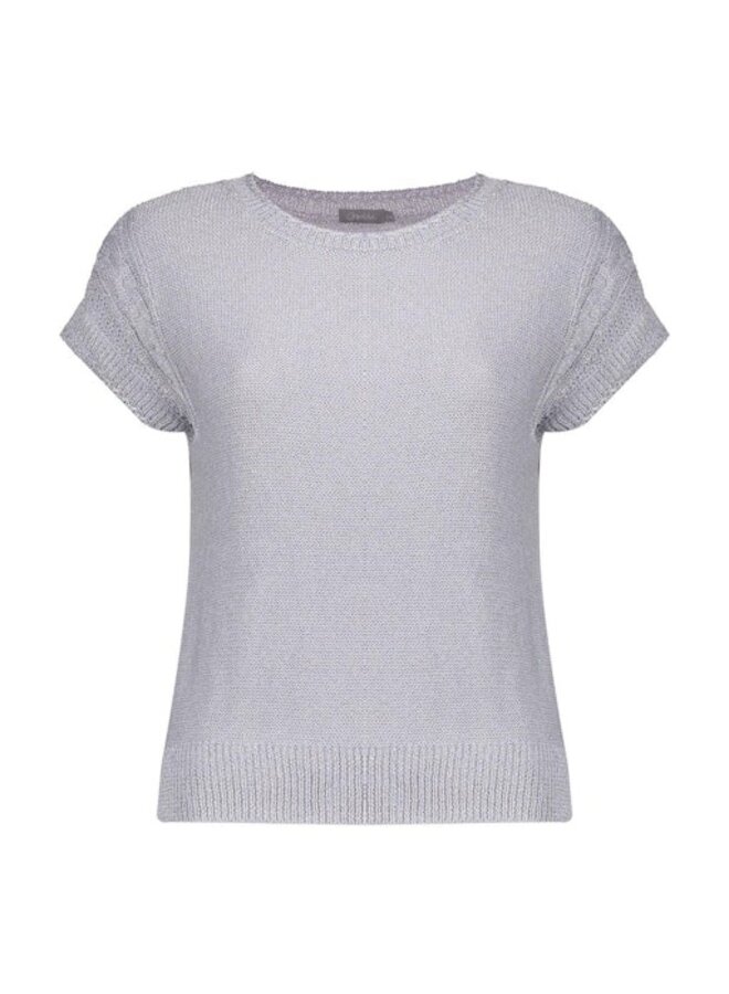 64007-10 920 Geisha Pull lurex light grey/silver lurex