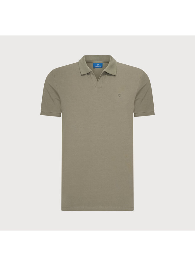 KBIS26-M38 Blue Industry polo MOSS