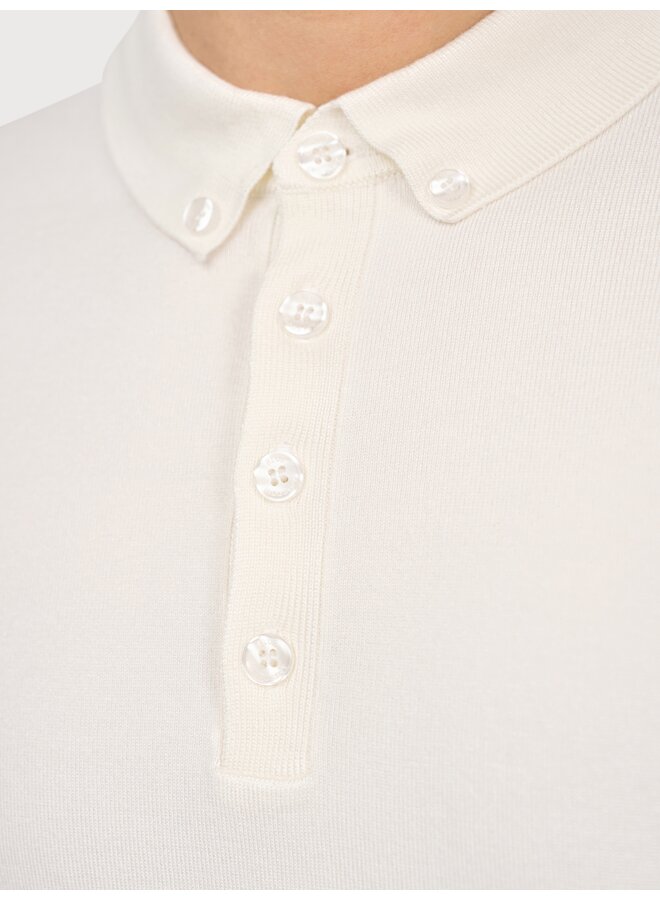 KBIS26-M18 Blue Industry polo OFF WHITE