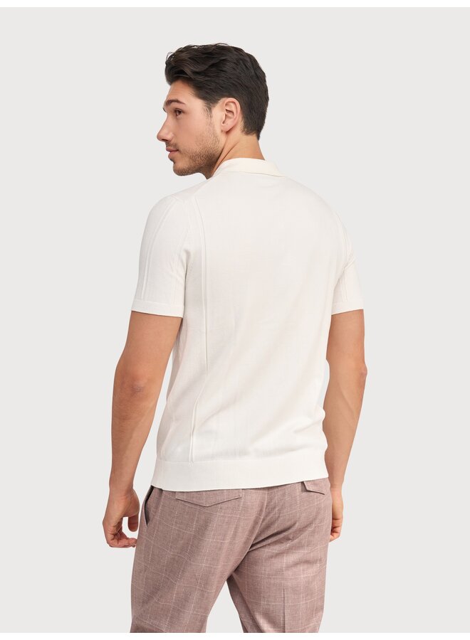 KBIS26-M18 Blue Industry polo OFF WHITE