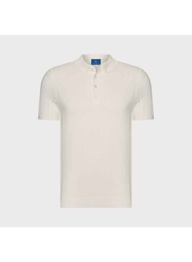 KBIS26-M18 Blue Industry polo OFF WHITE