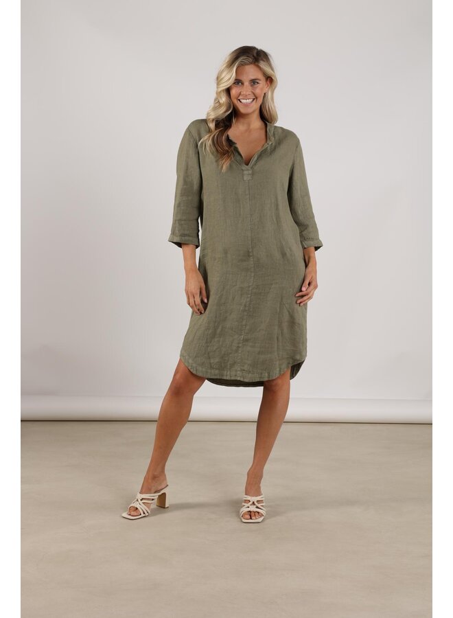 NKS14015 350 Nukus Kate Dress Mix Army