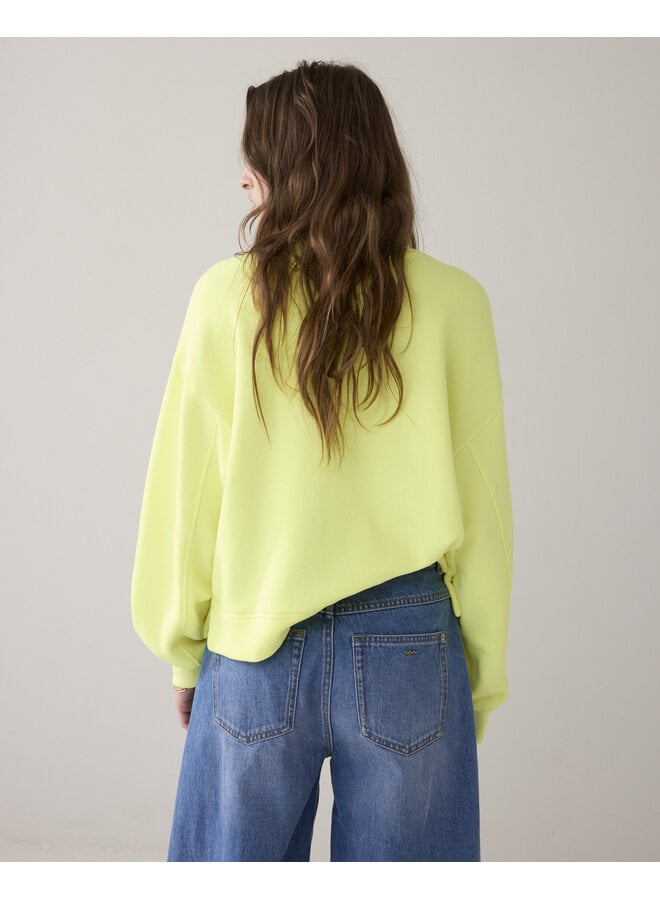 3s5327-30791 217 Summum Sweater Fluo sweat  - Lemon