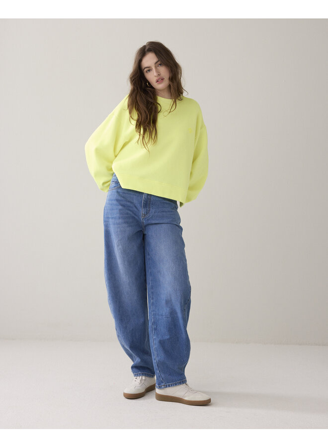 3s5327-30791 217 Summum Sweater Fluo sweat  - Lemon