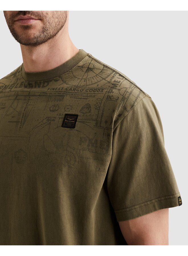 PTSS2602557 6415 PME Legend Short sleeve r-neck heavy oe jersey gd comfort fit Ivy Green