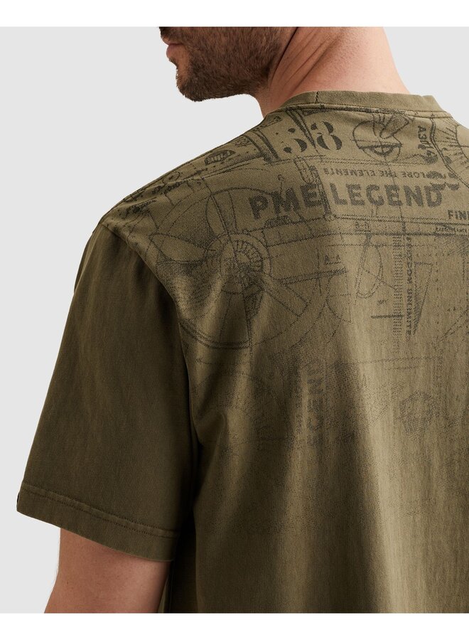 PTSS2602557 6415 PME Legend Short sleeve r-neck heavy oe jersey gd comfort fit Ivy Green