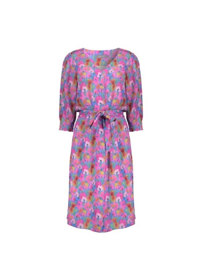 67100-20 625 Geisha dress bright blue/pink