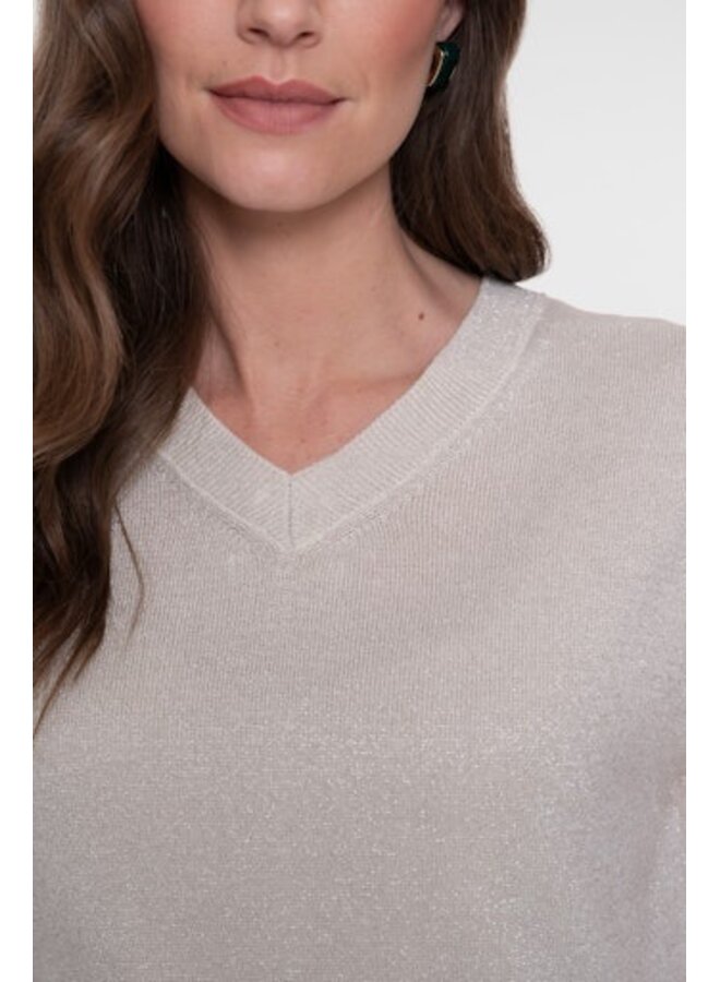 64091-70 010 Geisha Spencer V&lurex off-white/silver