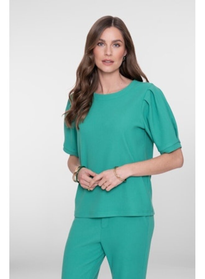 62052-21 515 Geisha Top comfy emerald