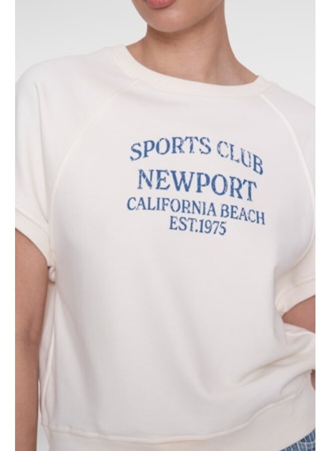 62046-41	 010 Geisha Sweater short sleeves "sports club"	 off-white/jeans blue