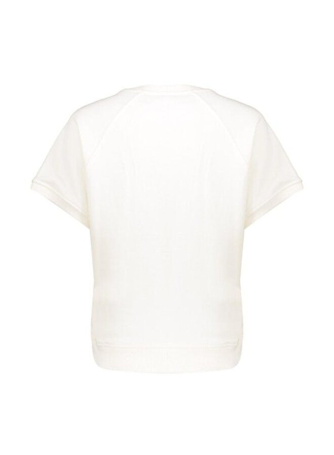 62046-41	 010 Geisha Sweater short sleeves "sports club"	 off-white/jeans blue