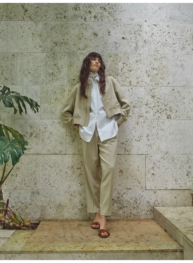 177300 176 MosMosh MMCate Flair Jacket Twill