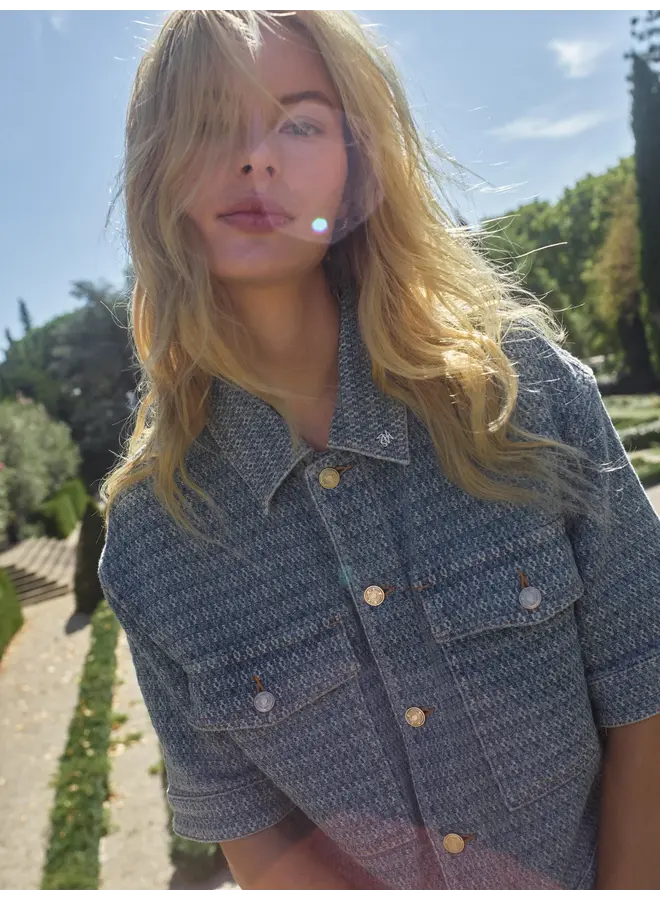 176670 401 MosMosh MMEbba Bobble Jacket Blue