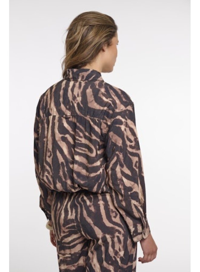 Auda.7002621 Rino&Pelle Blouson jacket  Brown zebra